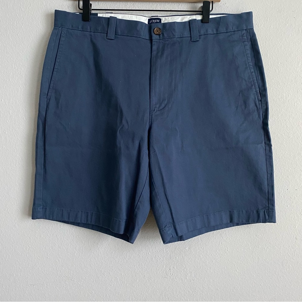 Men’s J. Crew 9” Inseam Chino Shorts Navy Size 35 H5020